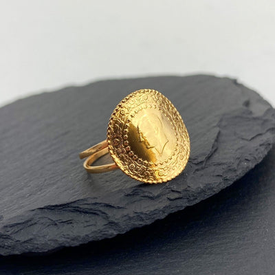 Ceyrek-Altin-Münze-Ring-aus-22-Karat-Gold