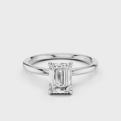 Celia Emerald Verlobungsring