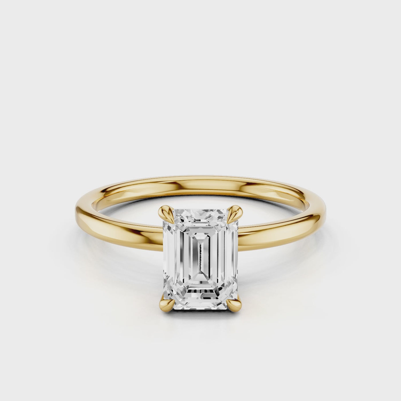 Celia Emerald Verlobungsring