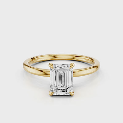 Celia Emerald Verlobungsring