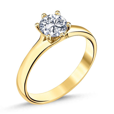 Diamant Solitär Verlobungsring Gold 1.00ct